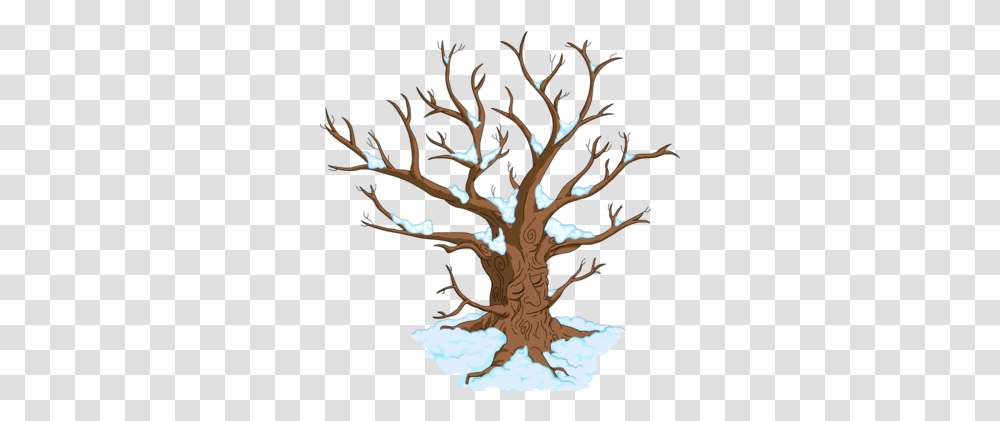 Tapped Simpsons Tapped Out Trees, Antler, Wood, Plant, Painting Transparent Png