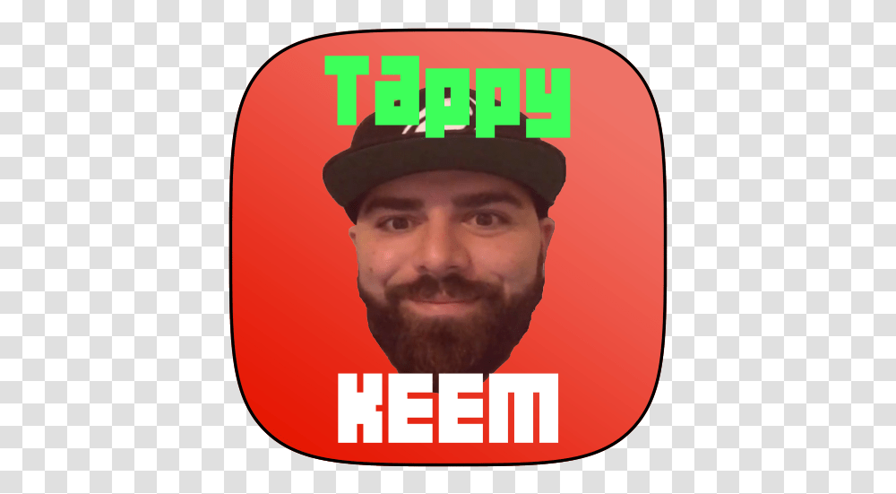 Tappy Keem - Applications Sur Google Play Graphic Design, Face, Person, Beard, Hat Transparent Png