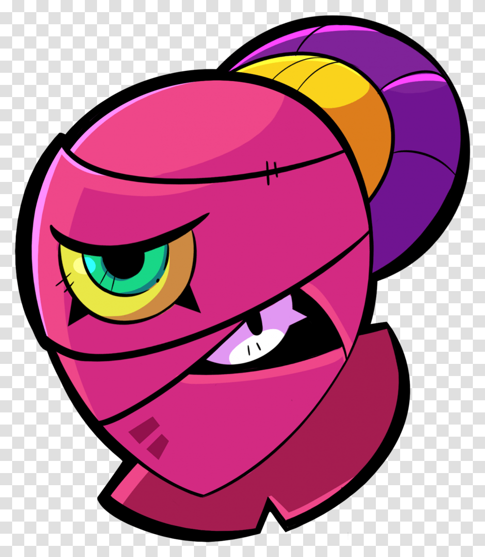 Tara Portrait Personagem De Brawl Stars, Graphics, Art, Helmet, Clothing Transparent Png