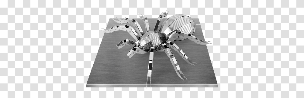 Tarantula Monochrome, Robot, Engine, Motor, Machine Transparent Png