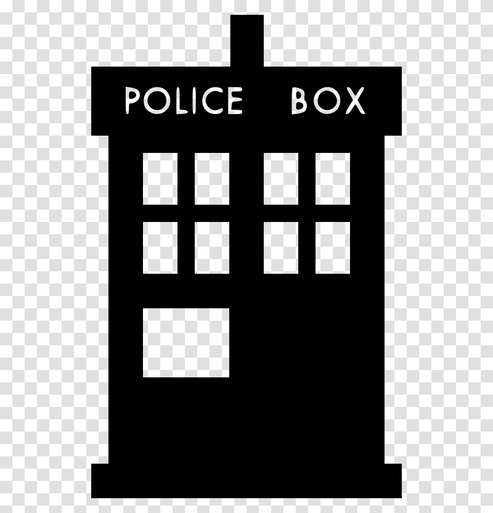 Tardis Doctor Who Time Machine Police Box Icon, Rug, Silhouette, Hand Transparent Png
