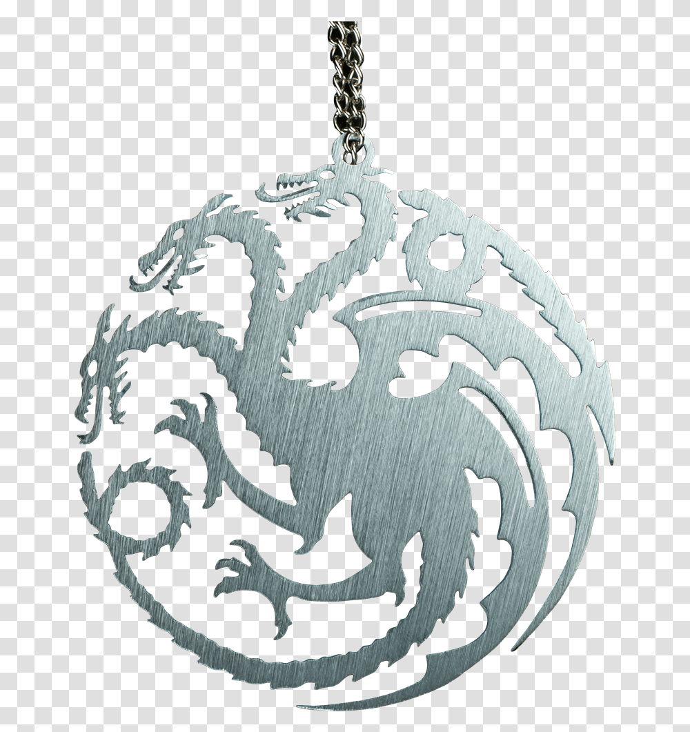 Targaryen Metal Christmas Ornament Game Of Thrones House Targaryen, Pendant Transparent Png