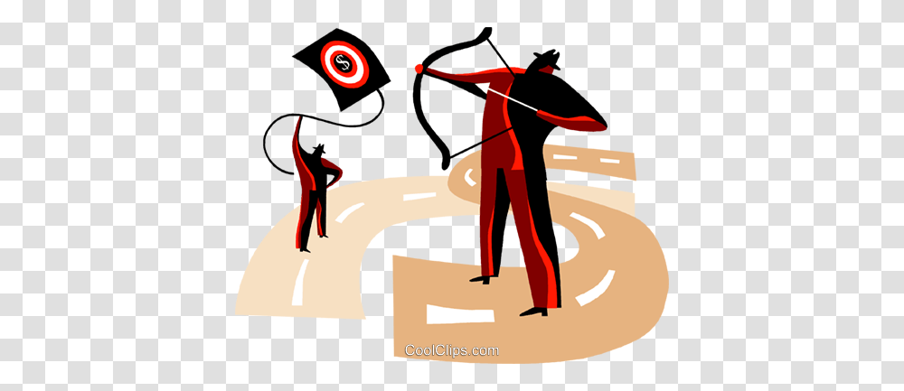 Target And Objectives Royalty Free Vector Clip Art Illustration, Person, Human, Sport, Sports Transparent Png