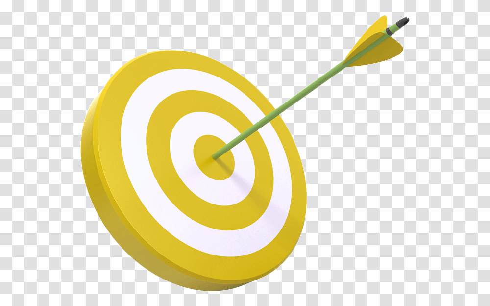 Target Arrows Target Clipart Yellow, Tennis Ball, Sport, Sports, Darts Transparent Png