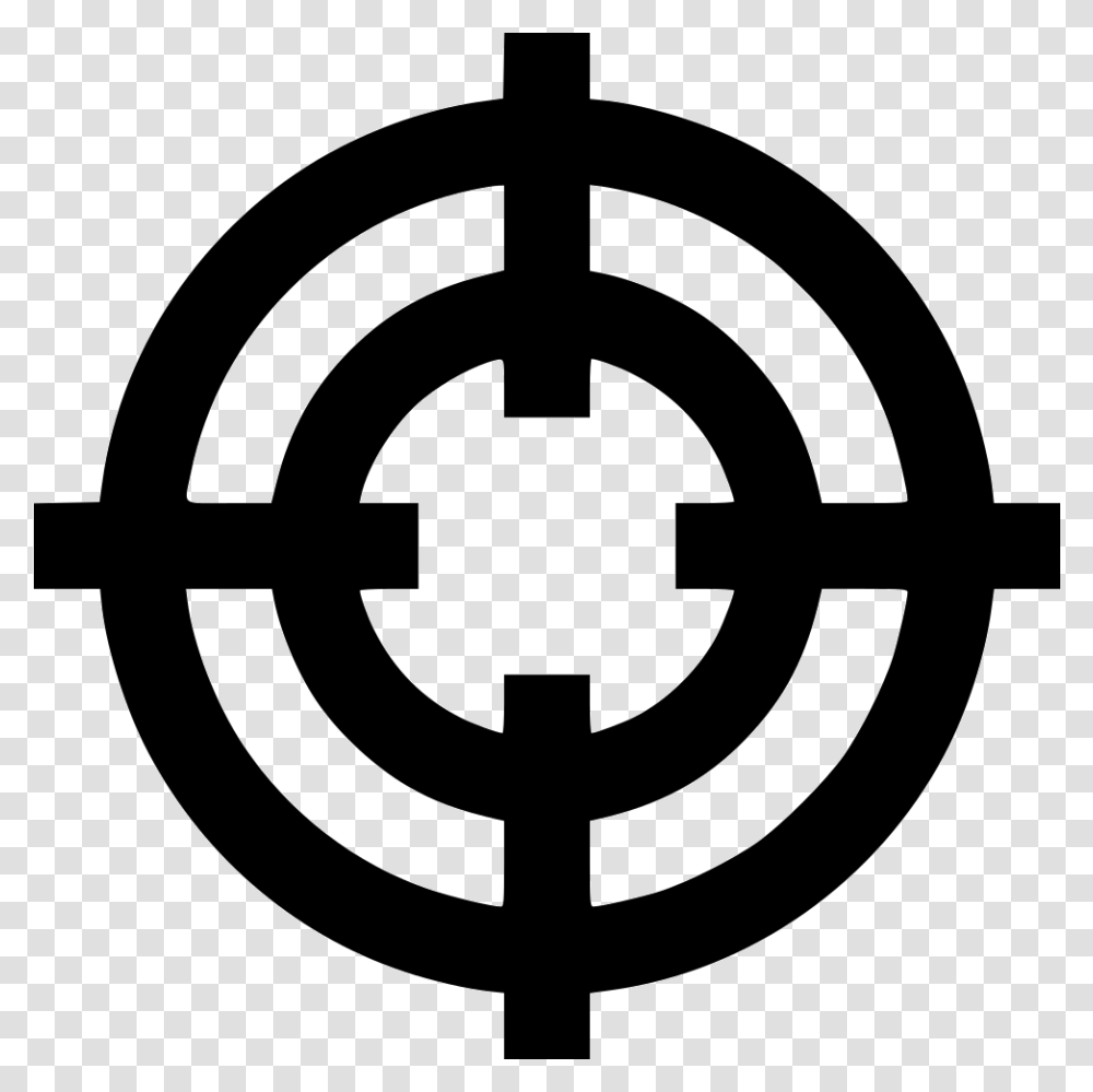 Target Calibration Icon, Cross, Silhouette, Stencil Transparent Png