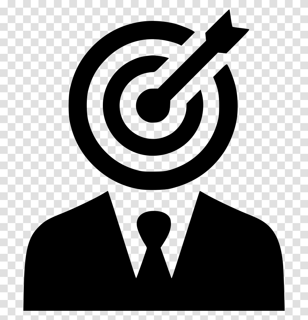 Target Clipart Black And White Target Icon, Stencil, Face, Spiral Transparent Png