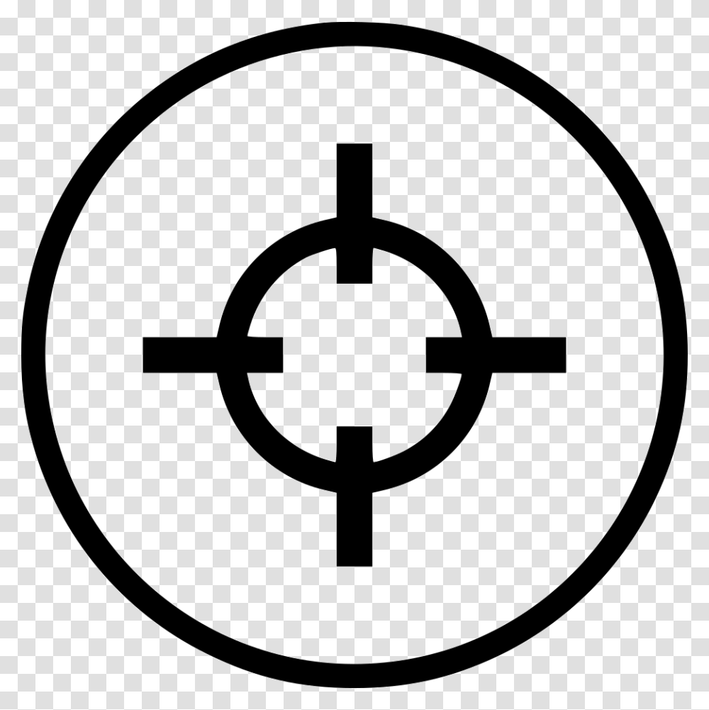 Target Pointer Aim Cursor Round Icon Free Download, Sign, Stencil, Emblem Transparent Png