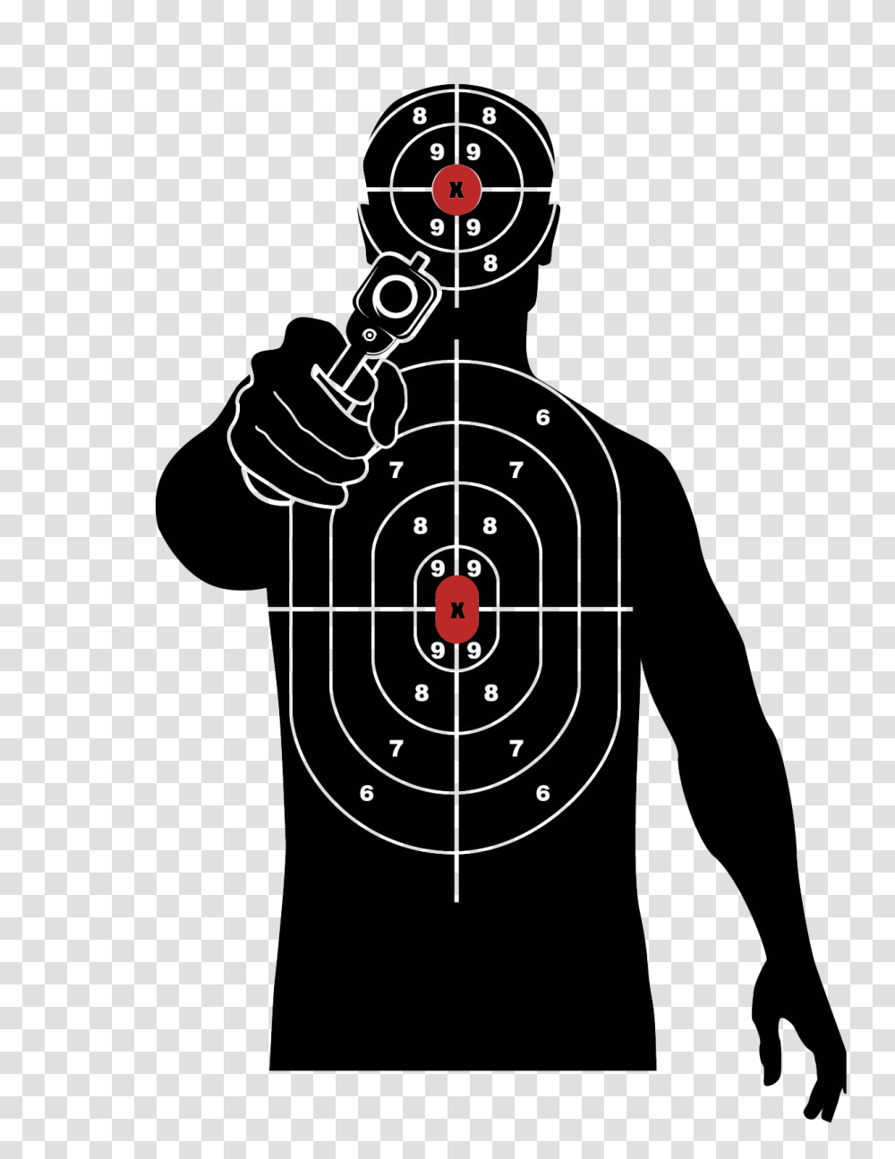 Target, Shooting Range, Person, Human, Hand Transparent Png