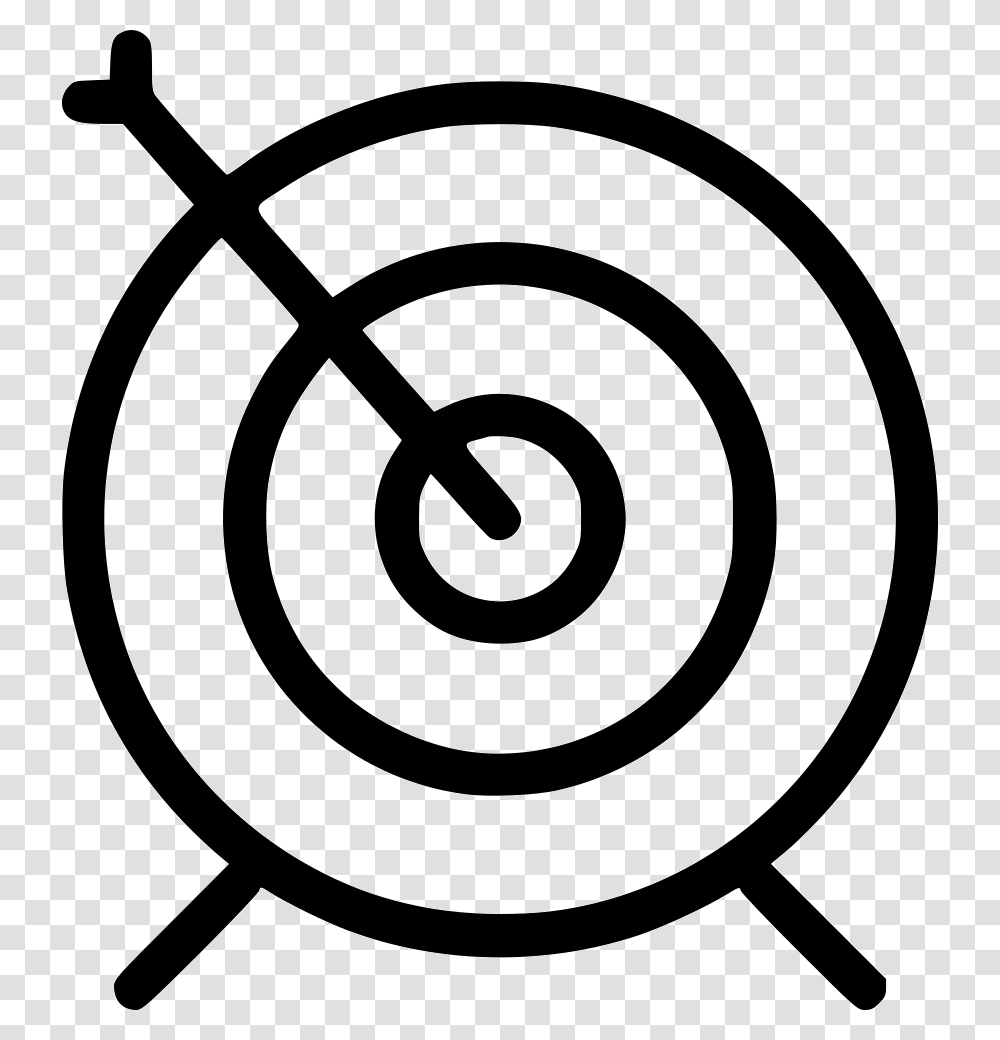Target Vector Black Archery Icon, Rug, Spiral, Darts, Game Transparent Png