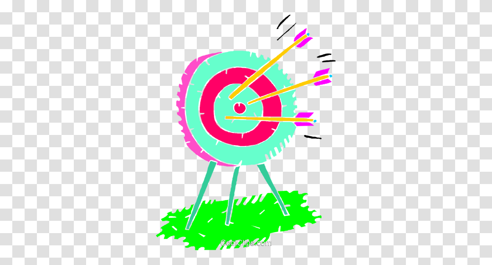 Target With Arrows Royalty Free Vector Clip Art Illustration, Poster, Advertisement, Face, Sport Transparent Png