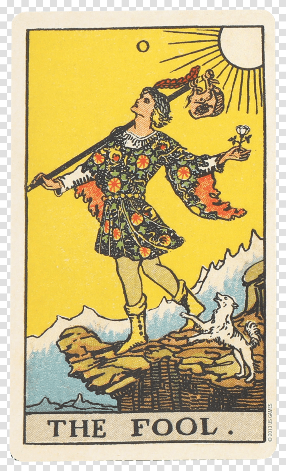 Tarot Card 0 The Fool, Poster, Advertisement, Person Transparent Png