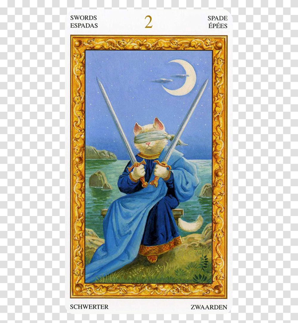 Tarot Of White Cats, Person, Painting Transparent Png