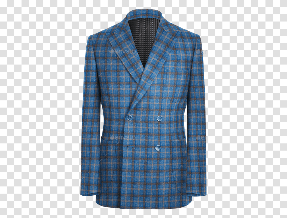 Tartan, Blazer, Jacket, Coat Transparent Png