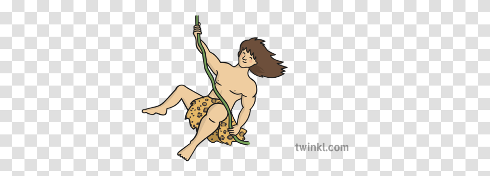 Tarzan Illustration Cartoon, Cupid, Outdoors, Leisure Activities, Nature Transparent Png
