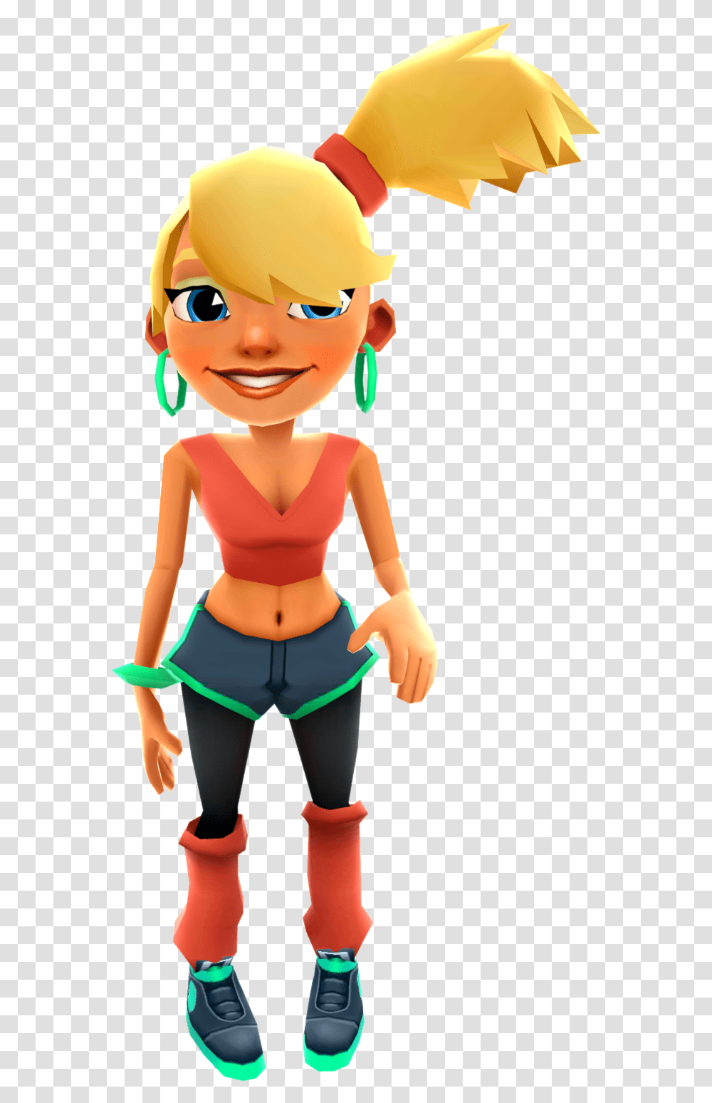Tasha From Subway Surfers, Person, Human, Female, Toy Transparent Png
