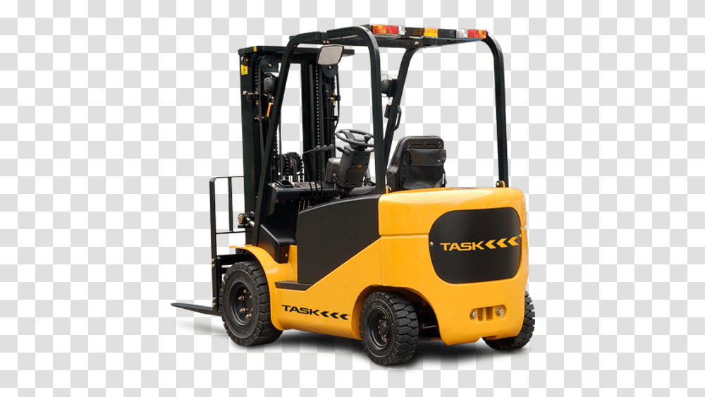 Task Forklifts Machine, Vehicle, Transportation, Truck, Wheel Transparent Png