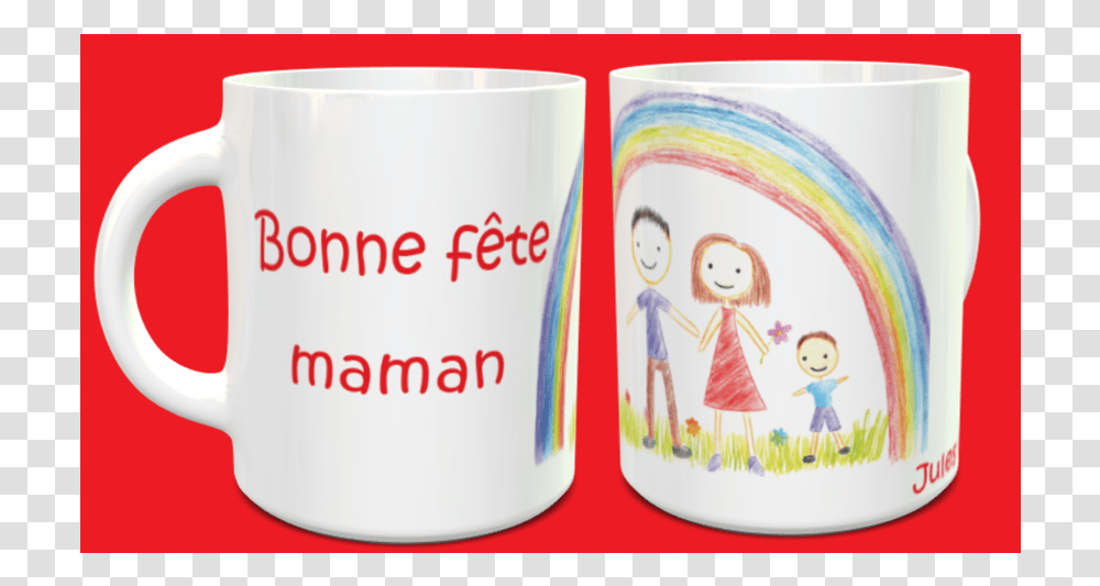Tasse Bonne Fte Maman Label, Coffee Cup, Ketchup, Food, Plot Transparent Png
