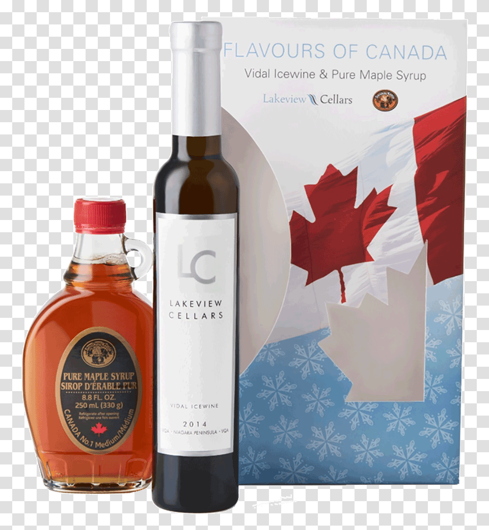 Taste Of Canada Vidal Icewine Vqa Amp Maple Syrup Gift Lakeview Cellars, Liquor, Alcohol, Beverage, Drink Transparent Png