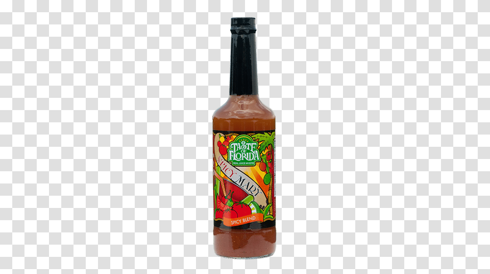 Taste Of Florida Spicy Bloody Mary College City Beverage, Ketchup, Food, Bottle, Syrup Transparent Png