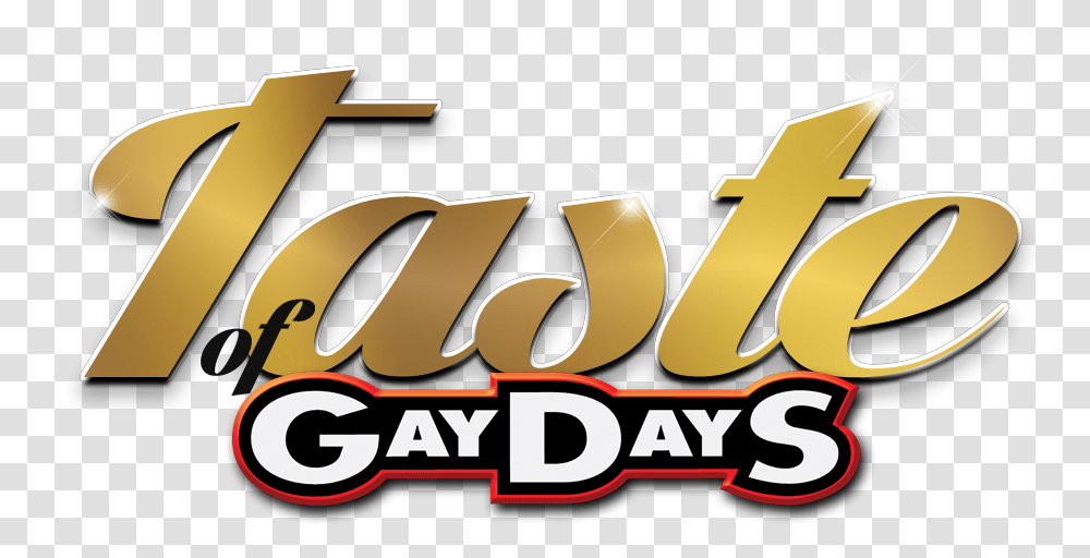 Taste Of Gay Days Logo Graphic Design, Label, Alphabet Transparent Png