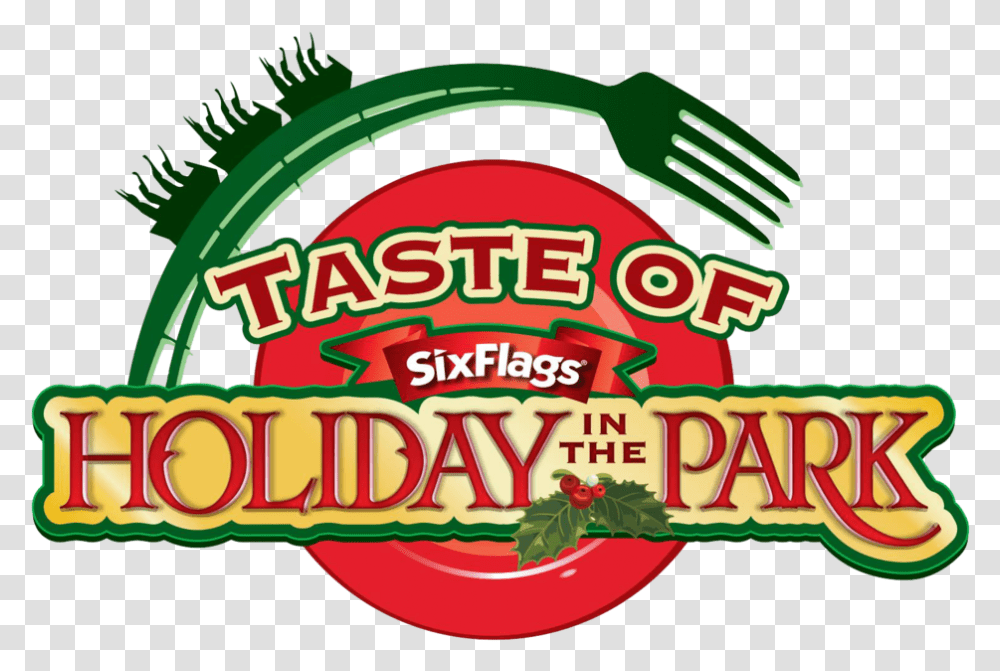 Taste Of Holiday In The Park - Events Calendar Six Flags Six Flags, Meal, Food, Leisure Activities, Crowd Transparent Png