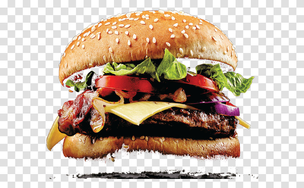 Tasty Burgers Black Background, Food Transparent Png