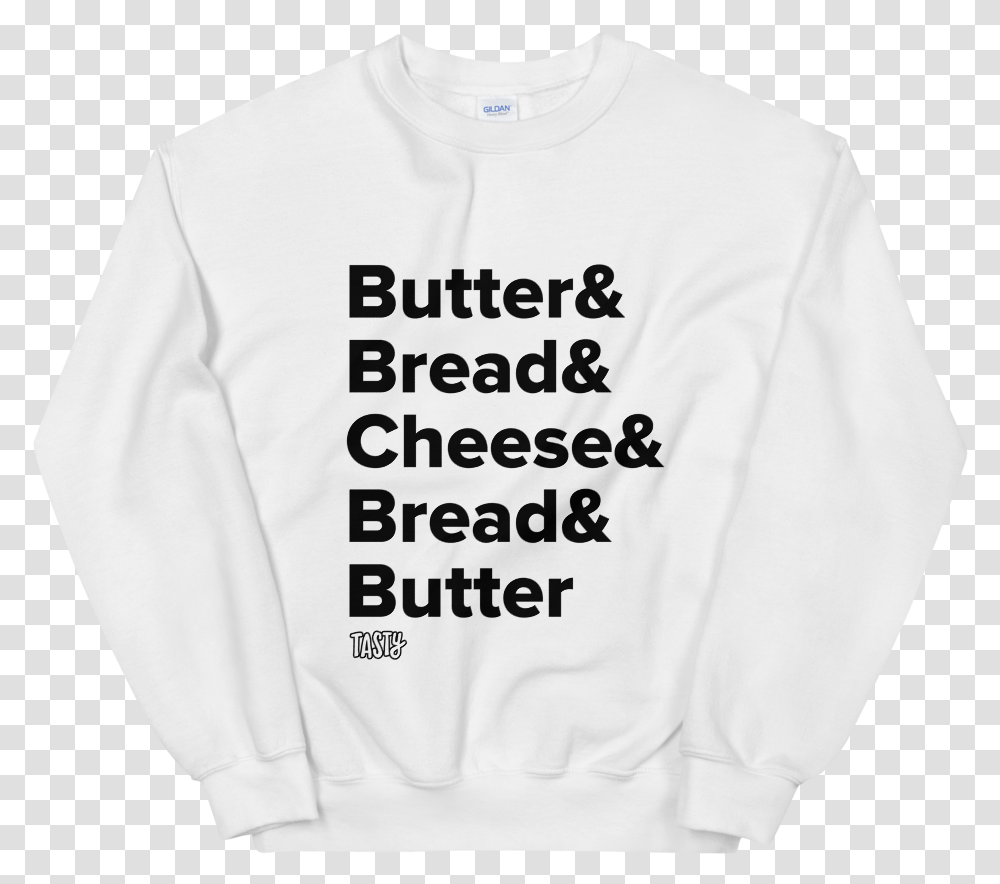 Tasty Grilled Cheese Recipe Sweatshirt Sweater, Clothing, Apparel, Sleeve, Long Sleeve Transparent Png