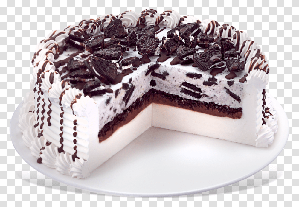 Tasty Happy Birthday Cake Desicommentscom Dairy Queen Oreo Cake, Dessert, Food, Torte, Cream Transparent Png