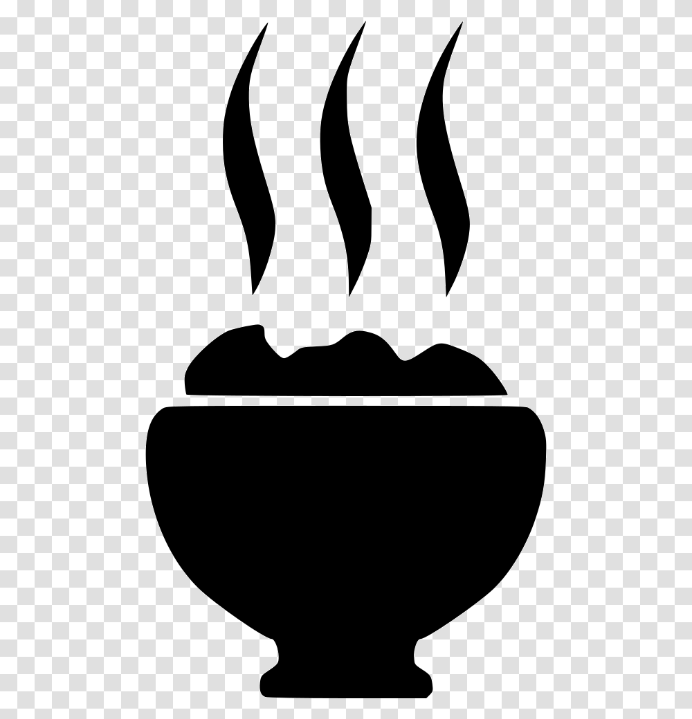Tasty Hot Soup Meat, Fire, Flame, Stencil, Silhouette Transparent Png