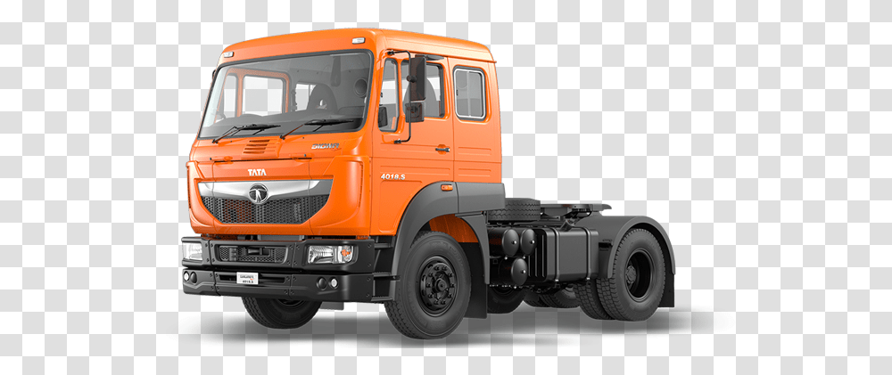 Tata 4923 Signa Price, Truck, Vehicle, Transportation, Trailer Truck Transparent Png