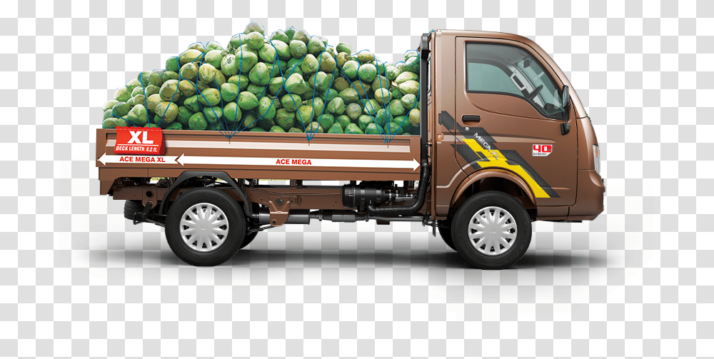 Tata Ace Mega Xl, Plant, Truck, Vehicle, Transportation Transparent Png