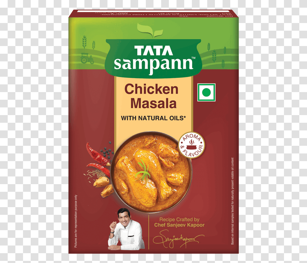Tata Sampann Chicken Masala, Person, Curry, Food, Lobster Transparent Png