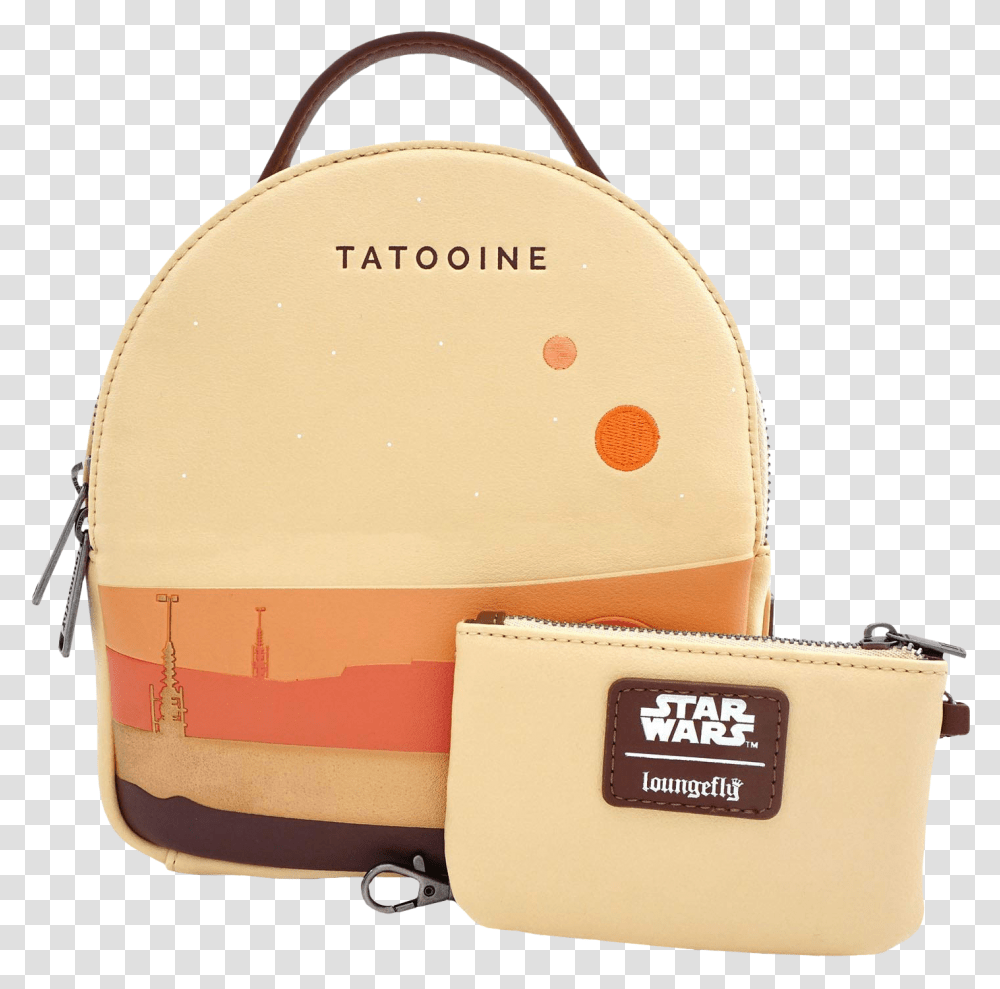 Tatooine Limited Edition 8 Faux Leather Mini Backpack Loungefly Star Wars Mini Backpack, Label, Baseball Cap, Hat Transparent Png