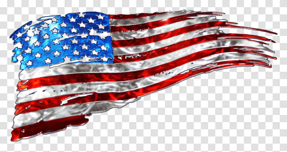 Tattered American Flag Transparent Png