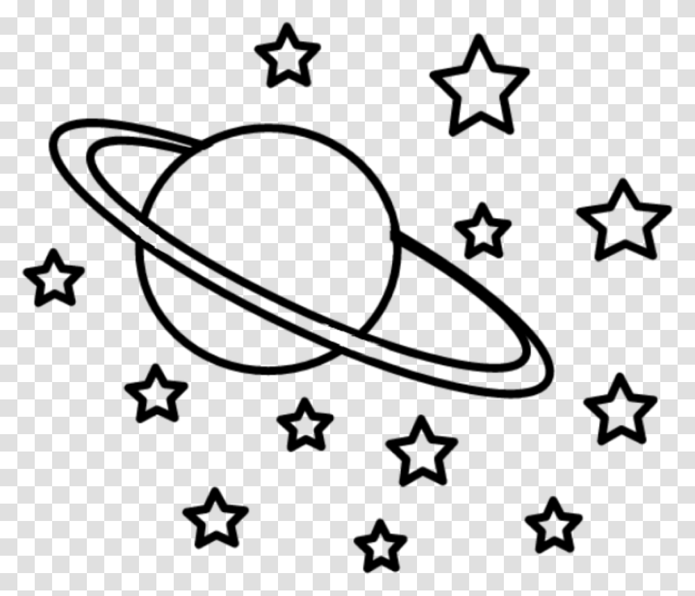 Tatto Galaxy Planet Tumblr Beautiful Vsco Stickers Black And White, Call Of Duty, Arrow, Flare Transparent Png