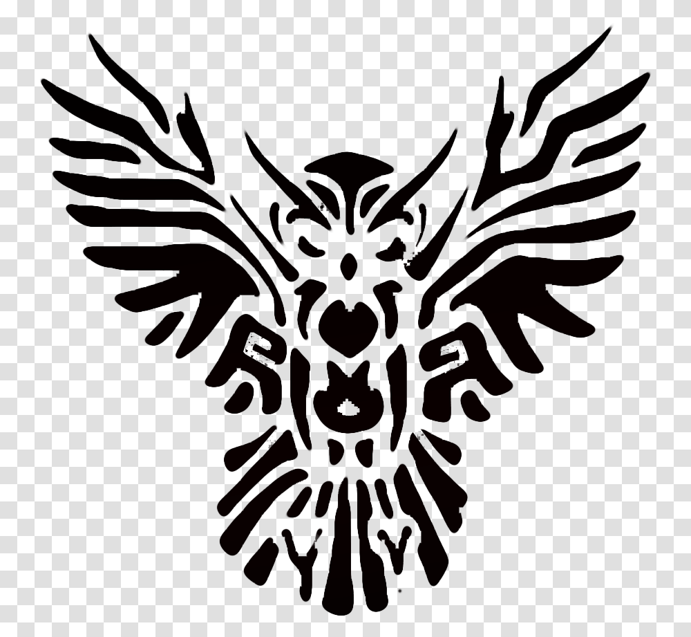 Tattoo Artist Black And Gray Sleeve Tattoo Owl Owl Tattoo, Emblem, Logo, Trademark Transparent Png