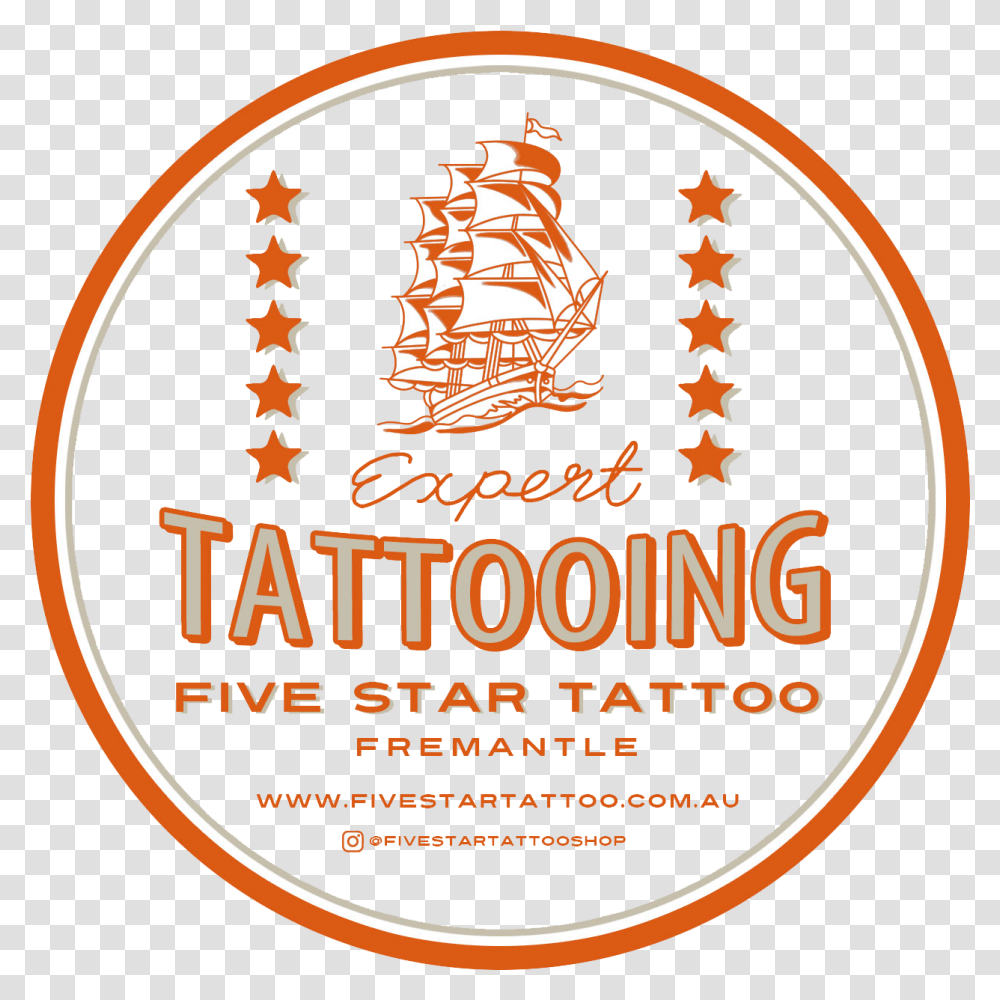 Tattoo Artists Fremantle Five Star Tatoo Dibujo Cara, Label, Text, Logo, Symbol Transparent Png