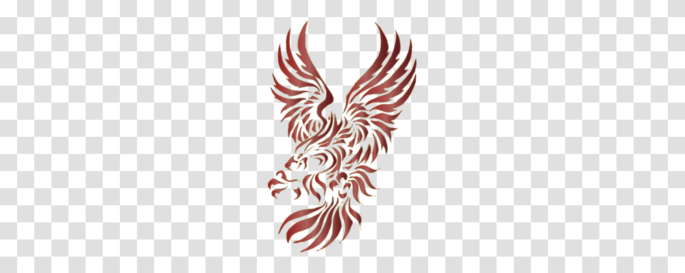 Tattoo Bald Eagle Tribe Drawing, Dragon, Bird, Animal, Pattern Transparent Png