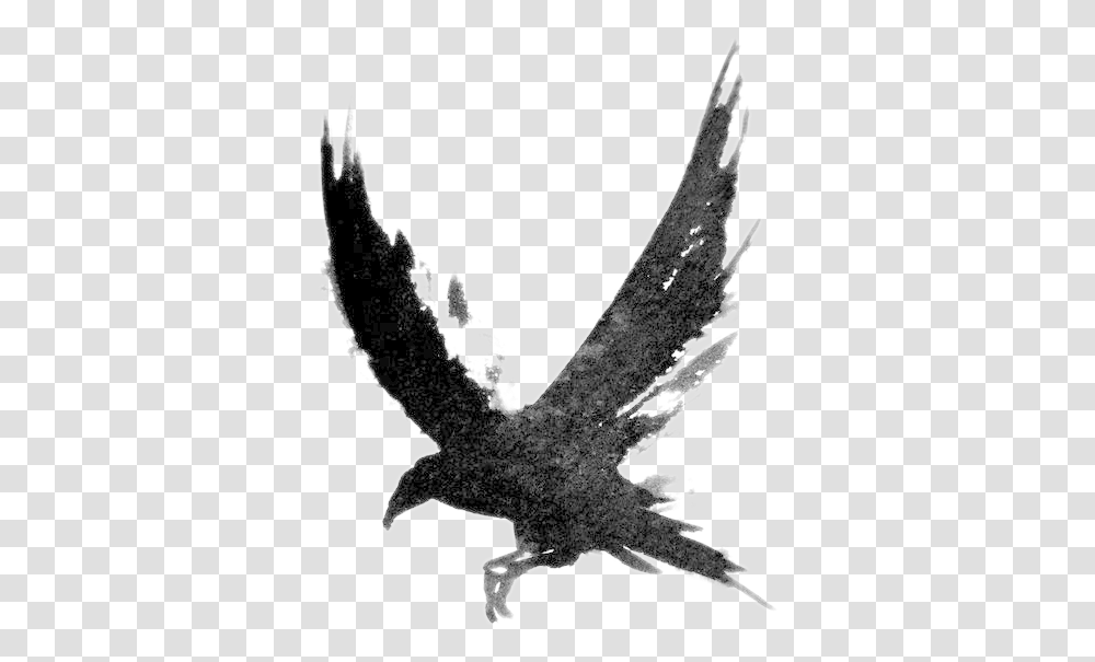 Tattoo Black Crow Tattoo, Eagle, Bird, Animal, Flying Transparent Png