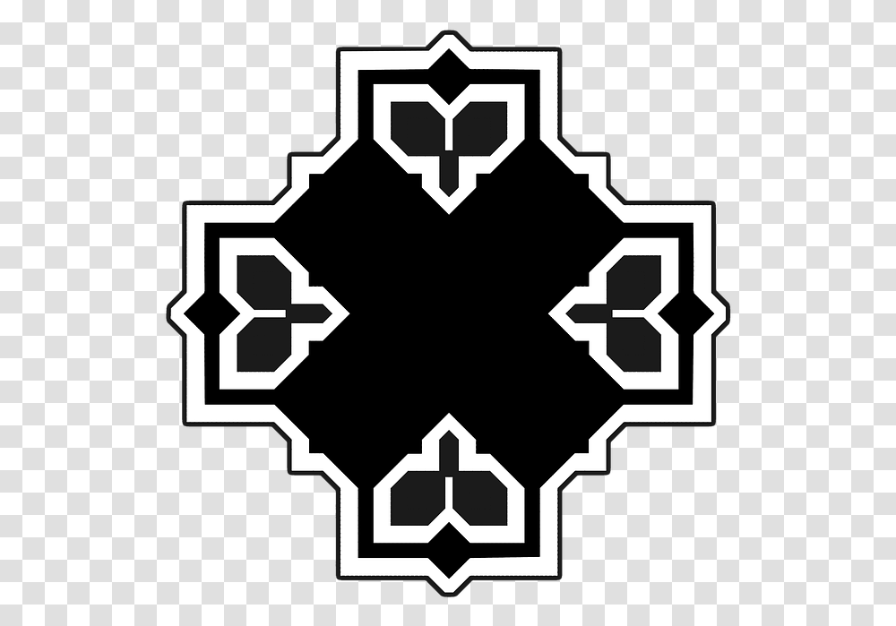 Tattoo Design Abstract Symbol Skulls Gothic Cross Gothic Cross Logo, Stencil, Recycling Symbol, Star Symbol, Rug Transparent Png