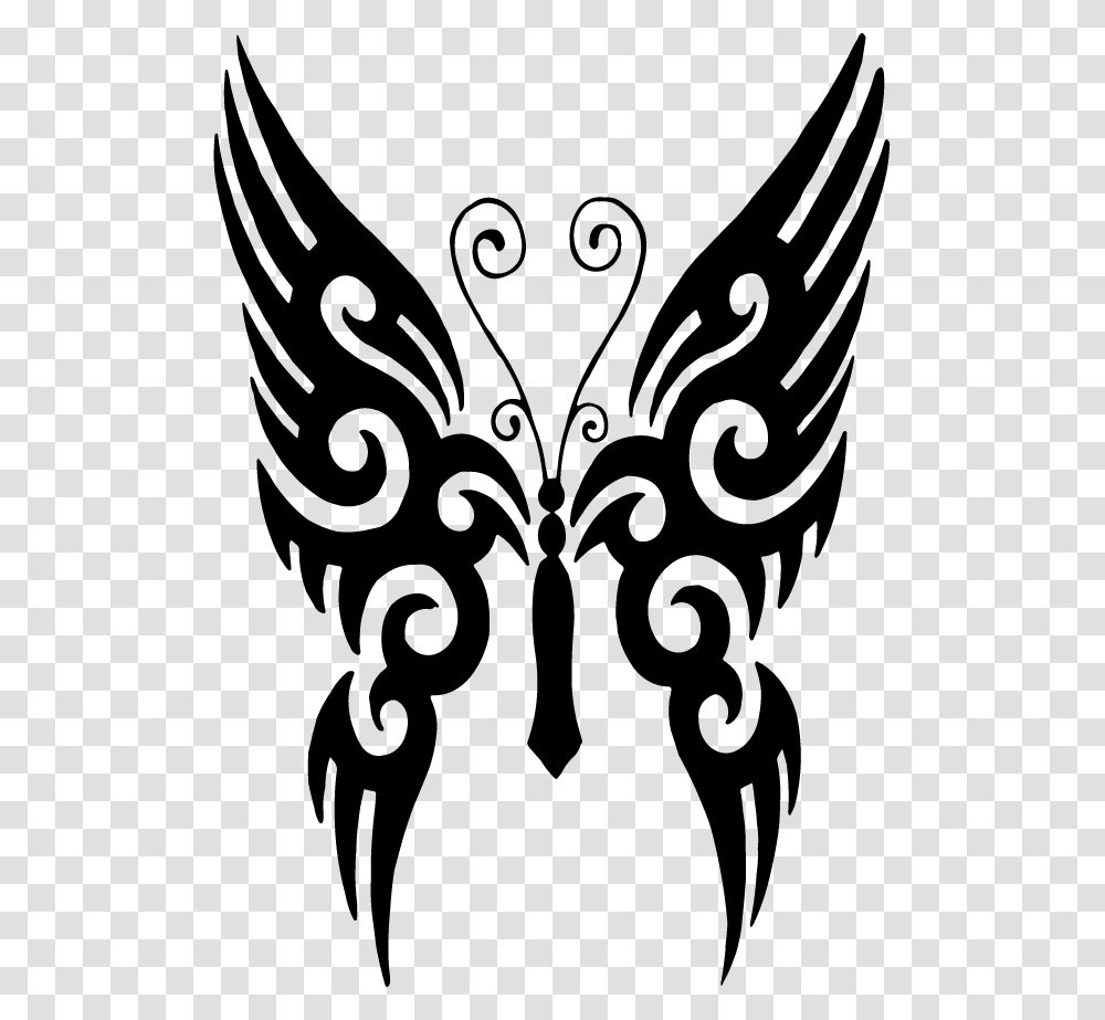 Tattoo Designs Clipart Butterfly, Gray, World Of Warcraft Transparent Png