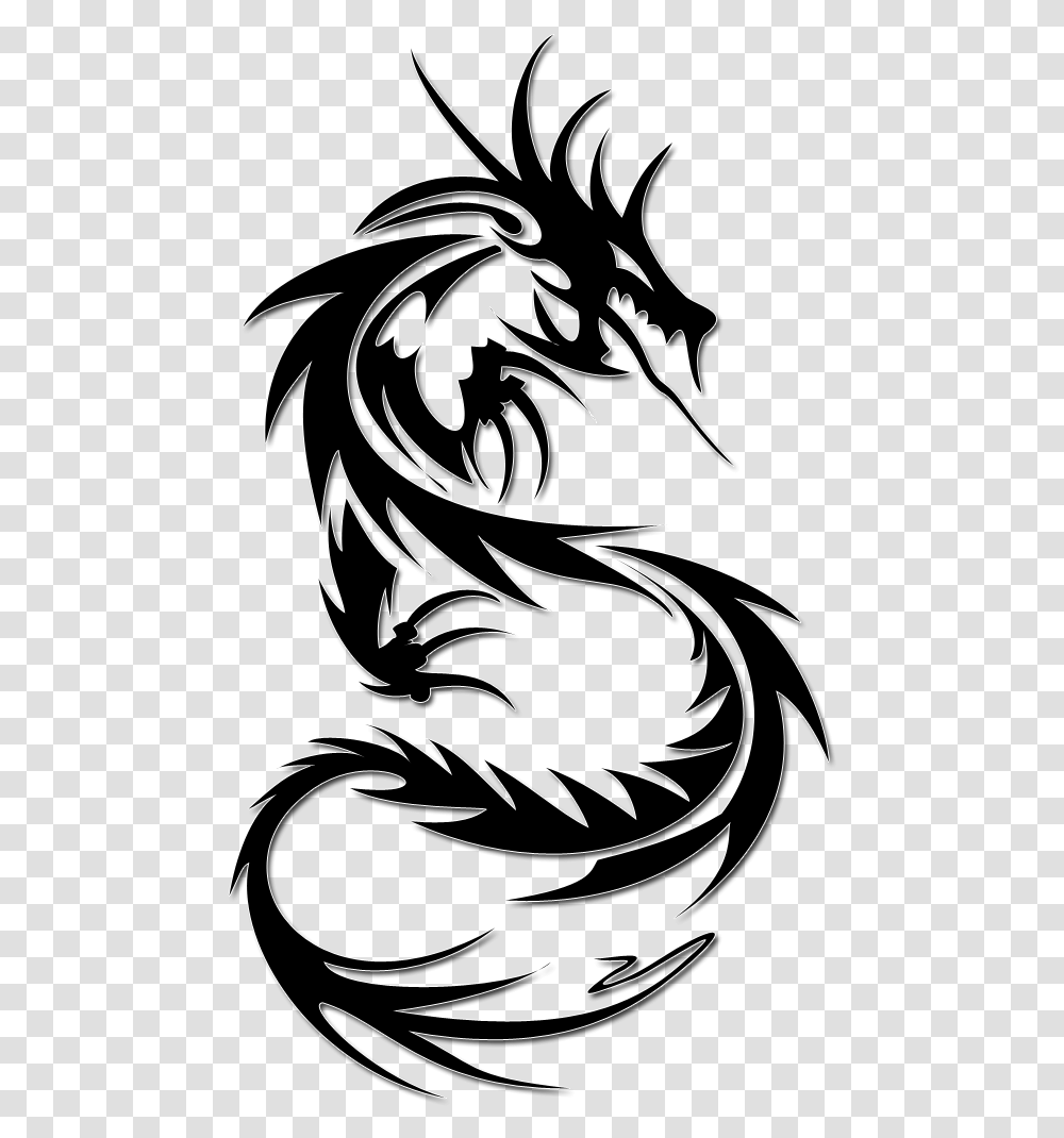 Tattoo Dragon Image Tattoo, Floral Design, Pattern Transparent Png