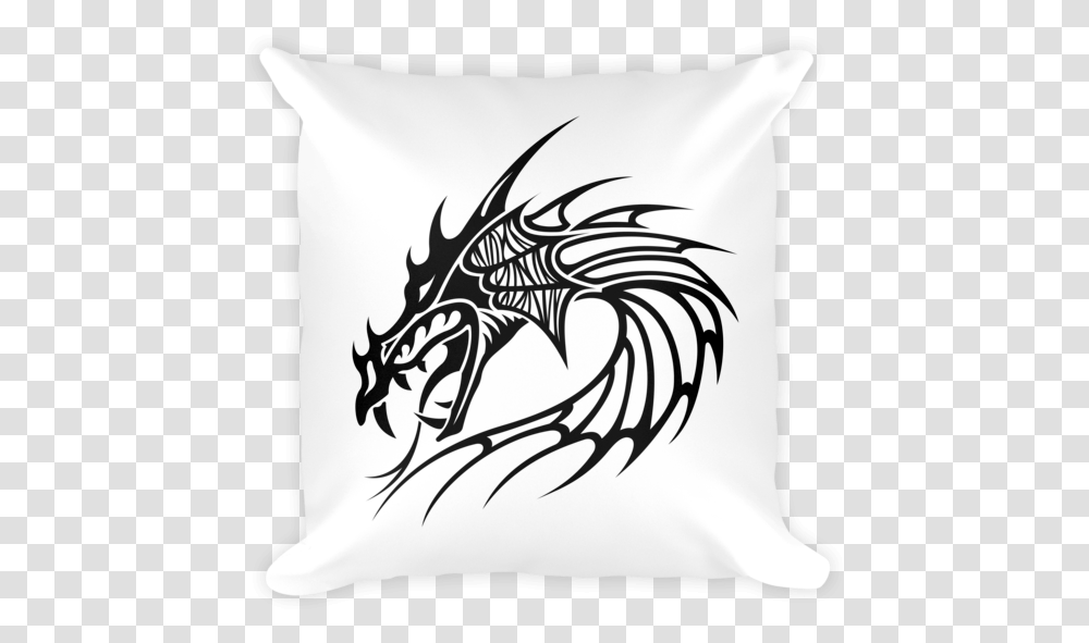 Tattoo Dragon Logo, Pillow, Cushion Transparent Png