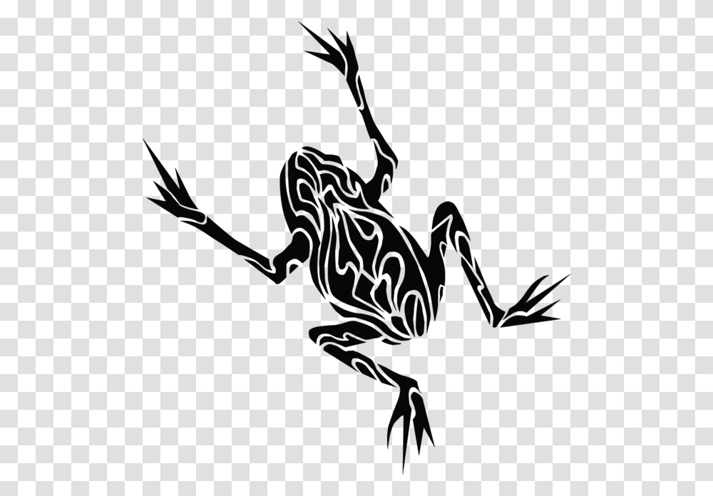 Tattoo Frog Flash Black And Gray, Animal, Gecko, Lizard, Reptile Transparent Png