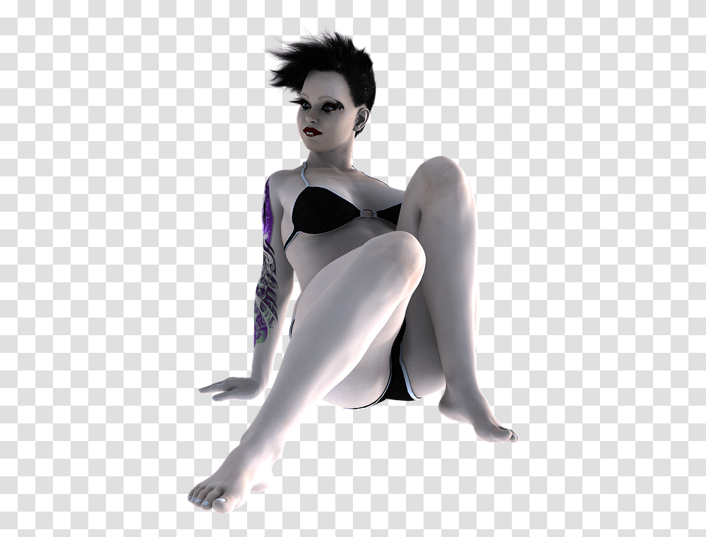 Tattoo Girl Photo Shoot, Pants, Apparel, Person Transparent Png