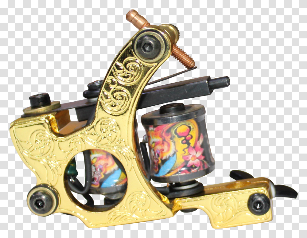 Tattoo Guns Gold, Accessories, Accessory, Jewelry, Sink Faucet Transparent Png