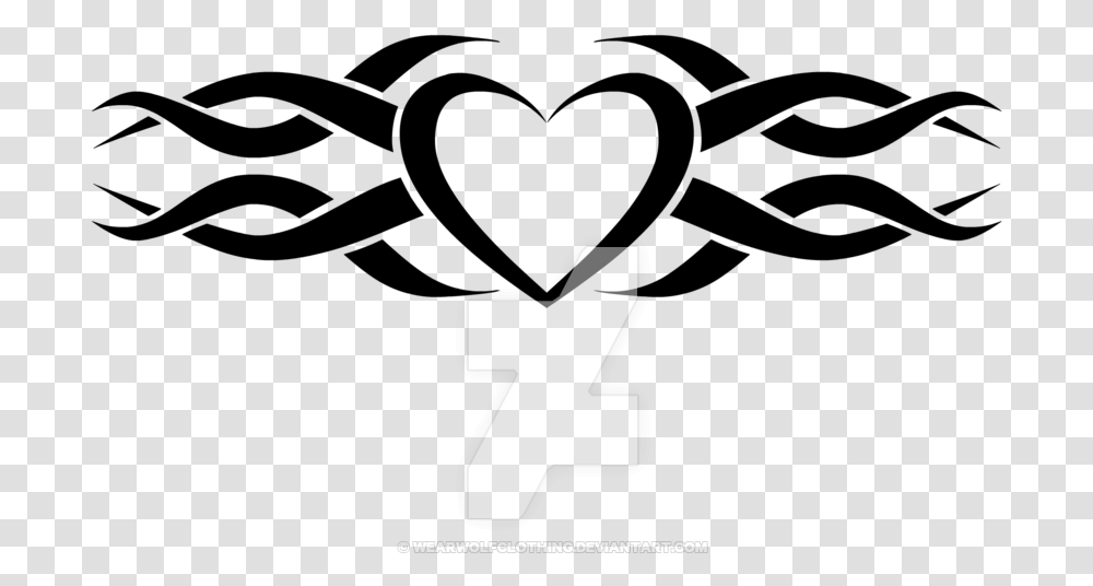 Tattoo Heart Design, Cross, Paper Transparent Png