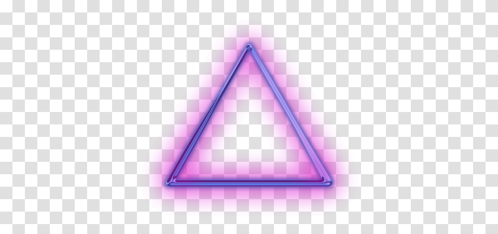 Tattoo Idea Triangle Neon Glow Transparent Png