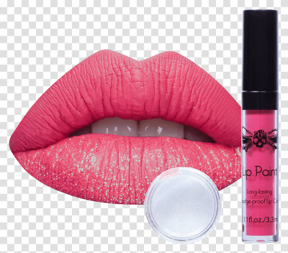 Tattoo Junkee Fabulous Lip Kit Rose Pink Matte Lipstick Colour, Cosmetics, Mouth Transparent Png