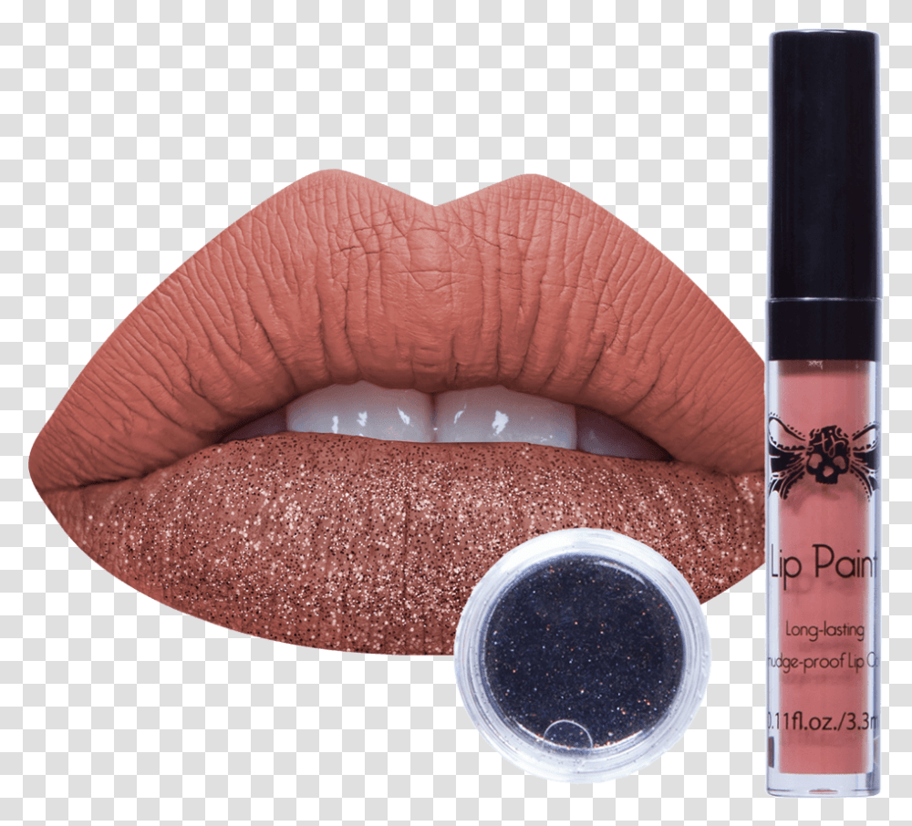 Tattoo Junkee Whatever Shimmer Lip Swatch Lip Gloss, Cosmetics, Person, Human, Mouth Transparent Png